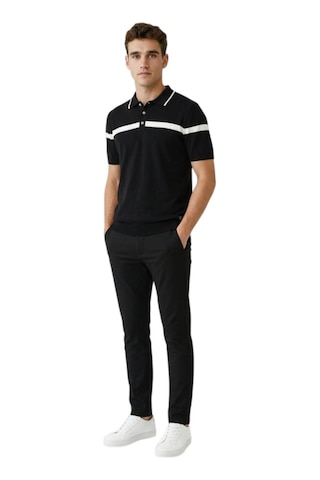 Cazador 34235 Erkek Polo Yaka Triko T-shirt Siyah