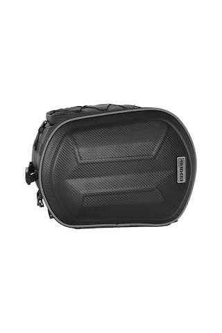 4riders Carbon Evo Series Arka Çanta Scooter Ara Çantası Siyah Siyah