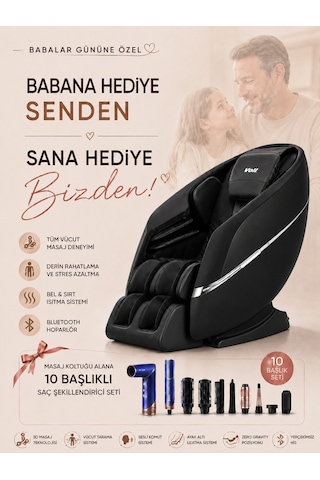 Voıt Zero Gravıty New Masaj Koltuğu Siyah
