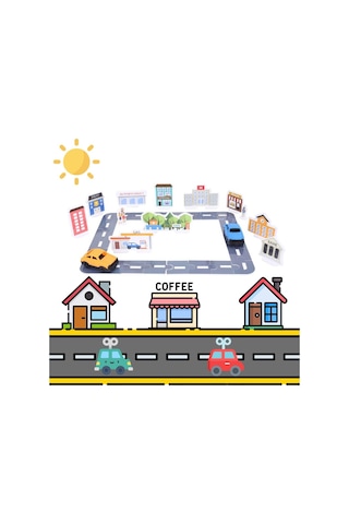 My City Otoyol Eğitici Puzzle Seti - 75 Parça
