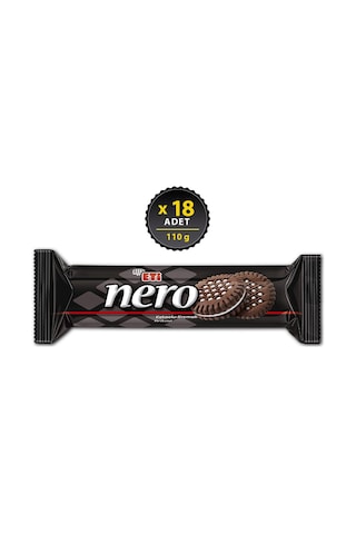 Eti Nero Kakaolu Kremalı Bisküvi 18 x 110 G