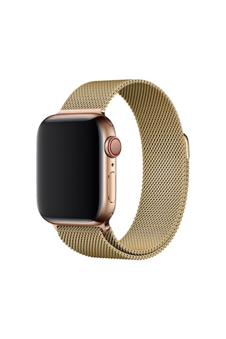 E2M Apple Uyumlu Watch 42-44MM KRD-01 METAL HASIR ALTIN KORDON E2M Apple Uyumlu Watch 42-44MM KRD-01 METAL HASIR ALTIN KORDON