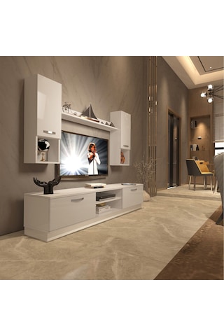 Decoraktiv Eko 5dab Mdf Dvd Tv Ünitesi Tv Sehpası Beyaz