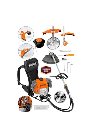 Graizer Series 58 Cc 11000 Rpm Sırt Tipi Benzinli Ot Çalı Çim Biç
