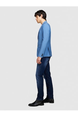 Sisley Streç Pamuklu Kemer Delikli Slim Fit Denim Pantolon Erkek Haki Mix Pantolon - 324p44zasf024