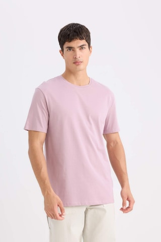 DeFacto New Regular Fit Bisiklet Yaka Basic Düz Kısa Kollu Tişört E1091AXNSBR147 Bordo