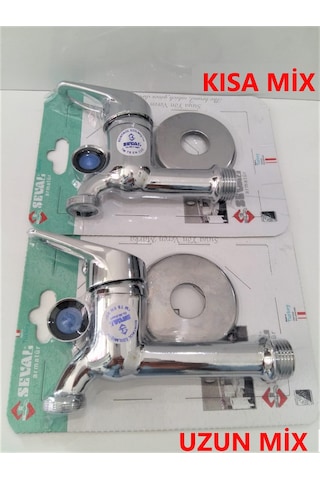 Seval Aç Kapa Mix Musluk Kısa Model Krom