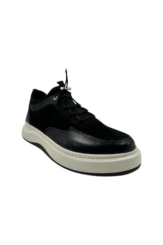 Kemal Tanca 883 6007 Erkek Hakiki Deri Spor Ayakkabı & Sneaker Siyah