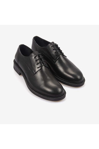Kemal Tanca Hakiki Deri Erkek Günlük Ayakkabı 2801 Siyah