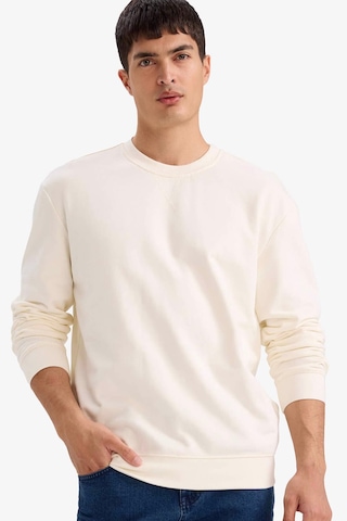 Defacto %100 Pamuk Basic Sweatshirt E8339ax26sper100 Ekru-er100