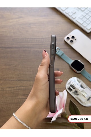 Samsung Galaxy A36 Uyumlu Süper İnce Mat Ultra Thin Silikon Kılıf Çok Renkli