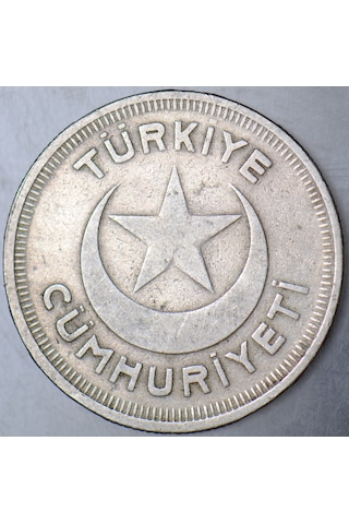 10 Kuruş 1937 Atatürk Dönemi.