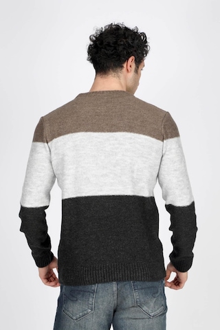 Lee Cooper Erkek Sage O Yaka Triko Kazak 241056 Vizon-gri-füme Vizon-gri-füme