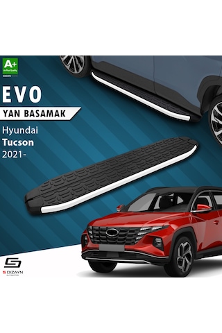 S-dizayn Hyundai Tucson 4 Evo Aluminyum Yan Basamak 173 Cm 2021-2024 A+ Kalite