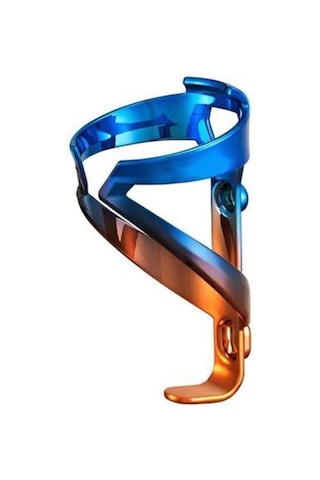 Briviga Plastik Matara Kafesi Mavi Bronz İki Renk Pc Bisiklet Matara Şişe Kafesi 150x80mm, 33g Mavi