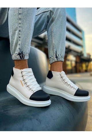 Ch258 - Gbt Roma Colourful Erkek Bot Beyaz/sıyah Çok Renkli