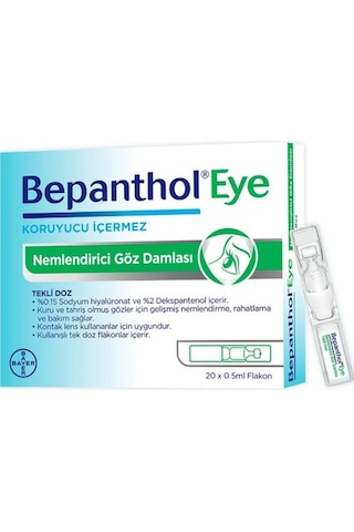 Bepantholeye Nemlendirici Tekli Doz 20x0.5 ML Flakon