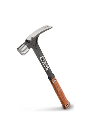 Estwıng Klauenhammer Ultra, Ledergriff, Gerade, Ø30mm 530g, Geraute Bahn