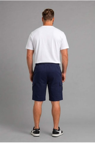 Defacto Relax Fıt Düz Paça Sweatshirt Kumaşı Uzun Şort H2058ax26smnv64 Lacivert-nv64
