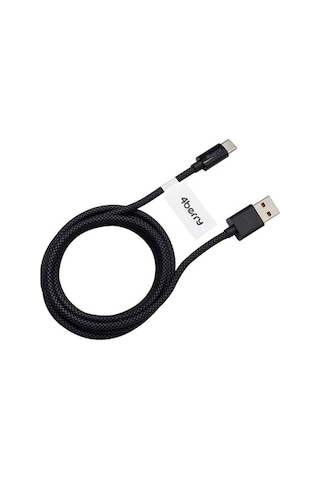 Eco-acs Usb-a To Type-c 66w Örgülü Hızlı Şarj Kablosu 2 Metre Süper Hızlı Şarj & Data Kablosu Dayanıklı Uzun Kablo Siyah