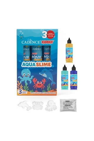 Kooky Aquaslime Deniz Canlıları Seti 3 Renk 90ml
