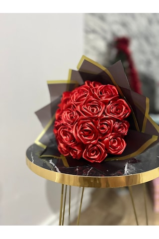 Kırmızı Gül Buketi Çiçek Kırmızı