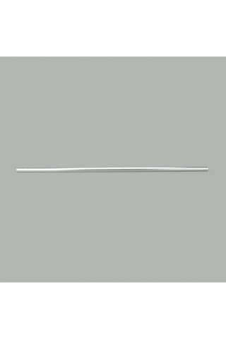 Paslanmaz Çelik Düz Oklava - Gri - 76 Cm