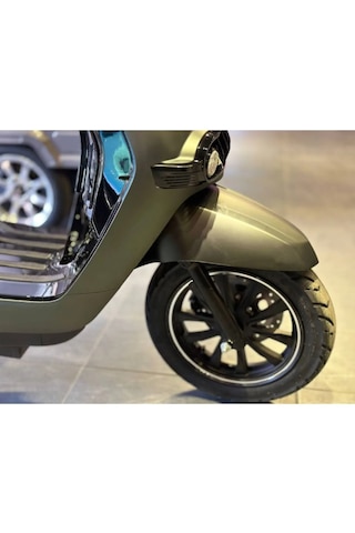 Motolüx Latte 6 Akülü Elektrikli Motosiklet Yeşil Renk Yeşil