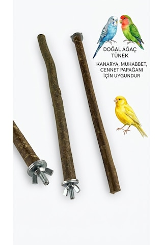 İstanbul Kafes Fırınlanmış Doğal Ağaç Tünek