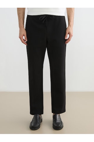 Lcw Vision Siyah Beli Lastikli Regular Fit Erkek Pantolon