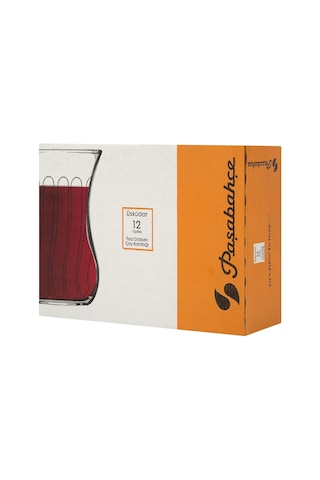Paşabahçe 42021 Optikli Çay Bardağı 6x12 72ad Çay Bardak Şeffaf