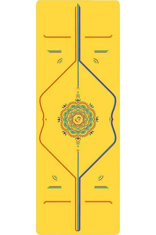 Gymo Pro Series Pu-rubber Kaydırmaz Kauçuk Yoga Pilates Matı 5mm Yellow