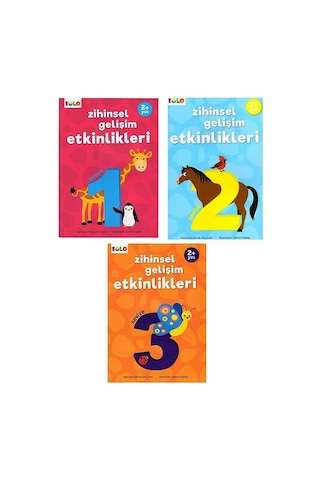 Eolo 2 Yaş Zihinsel Gelişim Etkinlikleri 3lü Set