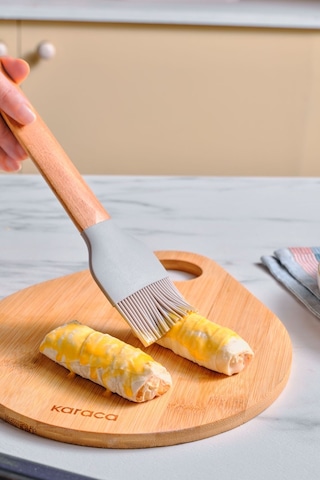 Karaca x Refika Gadgets Ahşap Saplı Silikon Fırça