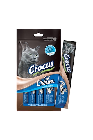 Crocus Karidesli Krema Kedi Ödülü 4x15gr