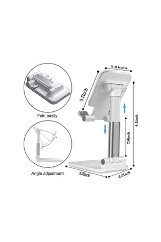 Ayarlanabilir Cep Telefonu Tutucu Masaüstü Standı İphone Uyumlu Ipad Tablet Katlanabilir Destek