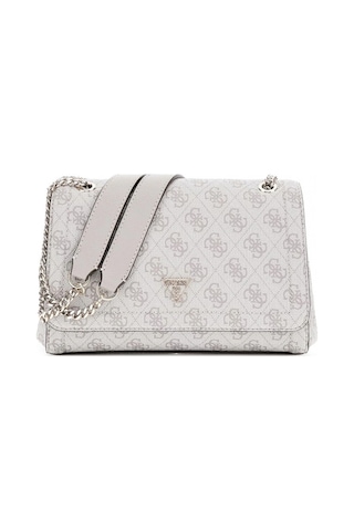 Guess Noelle Iı Dönüştürülebilir Kapaklı Kadın Mavi Omuz Çantası Hwbg9672210-bnn Bej