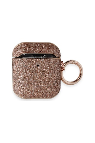 Newface - 651 - Apple AirPods Uyumlu 2 2.nesil Spell Simli Kılıf - - Kmrsfres - Rose Gold