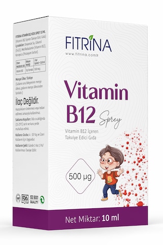 Fıtrina Vitamin B12 Kids Sprey 10 Ml