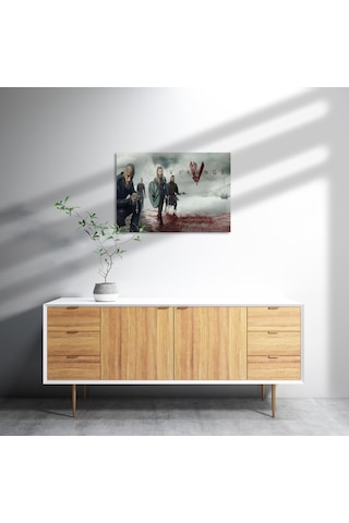 Cakasepetim Vikingler Savaş Sonu Ahşap Mdf Tablo