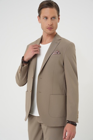 Efor Comfort Fit Mono Yaka Torba Cep Casual Bej Ceket C 707 Bej