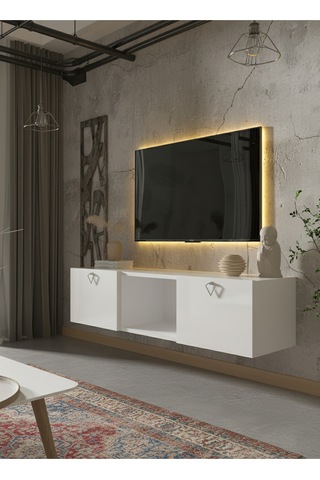 Resital Tv Ünitesi S1239-1 Beyaz Beyaz