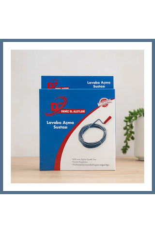 Buradabulabilirsin Spiral Esnek Yay Lavabo Gider Açıcı 5 M Bbz