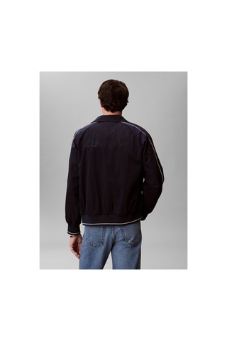 Calvin Klein Ls Nylon Snap Bomber-16289 Cef Dark Sapphire