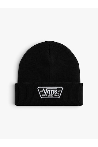 Vans Knu Patch Beanie Uniseks Siyah Bere - Vn000x6b