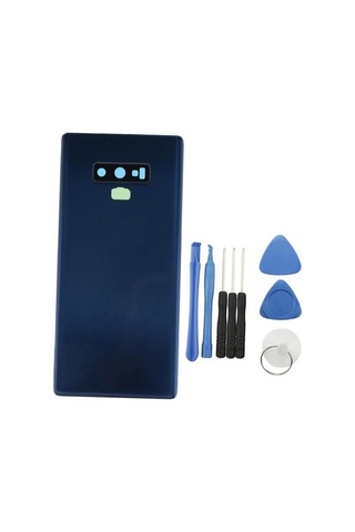 Samsung Galaxy Note 9 N960 Mavi Arka Kapak Cam Kasa Pil Konutu 4681 Mavi
