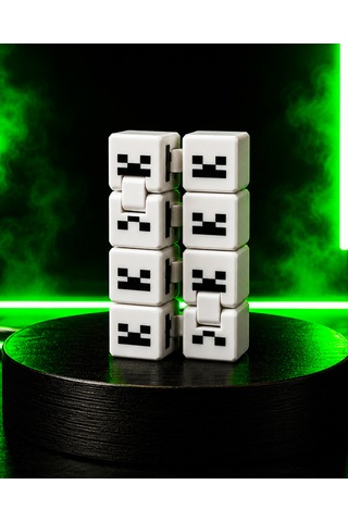Minecraft Skeleton Fidget Küp Sınırsız Minecraft Küpü Stres Giderici Masaüstü Oyuncağı