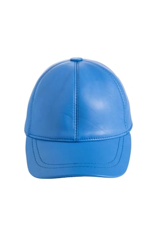 Tezzgelsin Unisex %100 Deri Arkadan Ayarlanabilir Baseball Kep Şapka Mavi