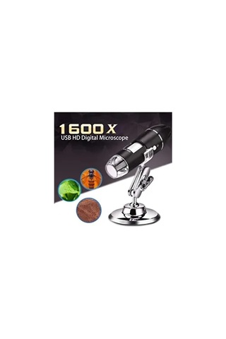 Luve Store 1600x Usb Dijital Mikroskop 2mp Kamera 8 Led Işıklı Metal Standlı