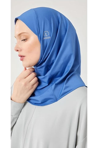 Melodi Scarf Kadın Tesettür Hijab Spor Bone Saks Mavisi Saks Mavisi